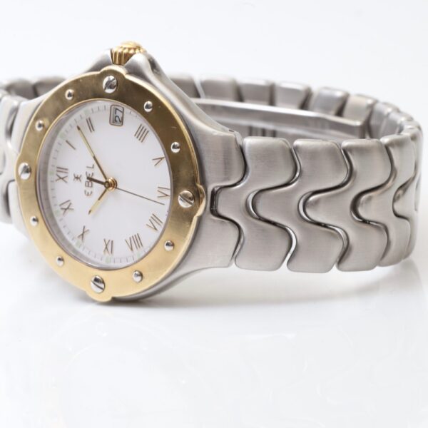 Ebel Sportwave 36mm Steel & Gold Quartz Mens Watch