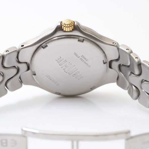 Ebel Sportwave 36mm Steel & Gold Quartz Mens Watch