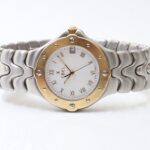 Ebel Sportwave 36mm Steel & Gold Quartz Mens Watch