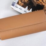 Galata Saffiano Camel Watch Roll for Three Watches