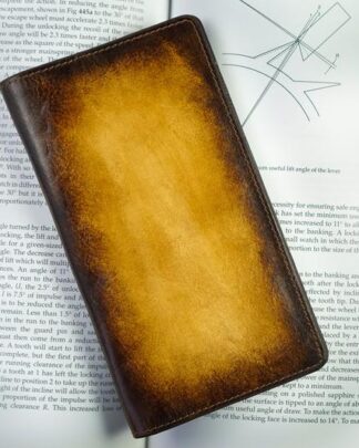 Bosphorus Leather Patina Light Tan Long Wallet