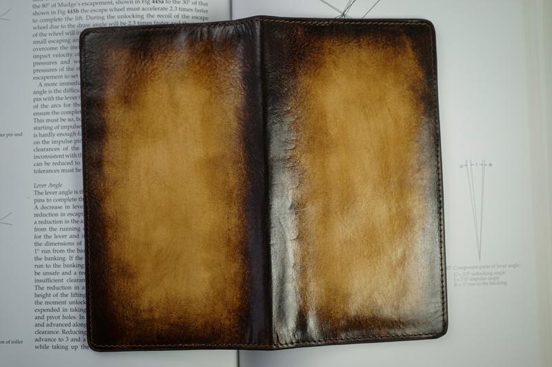 Bosphorus Leather Patina Light Tan Long Wallet