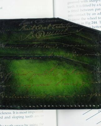 Bosphorus Leather Scripto Patina Green Holder