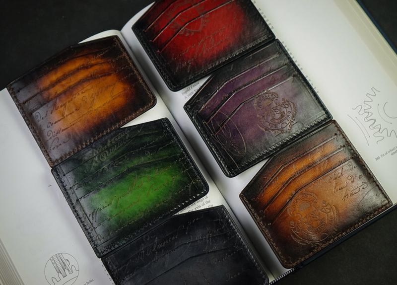 Bosphorus Leather Scripto Patina Green Holder