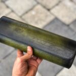 Galata Scripto Patina Green Watch Roll for Four Watches