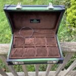 Petra Scripto Patina Green Watch Case for 8 Watches