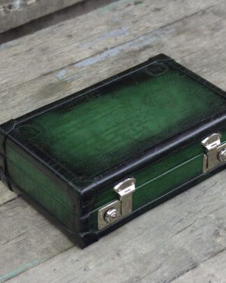 Petra Scripto Patina Green Watch Case for 8 Watches