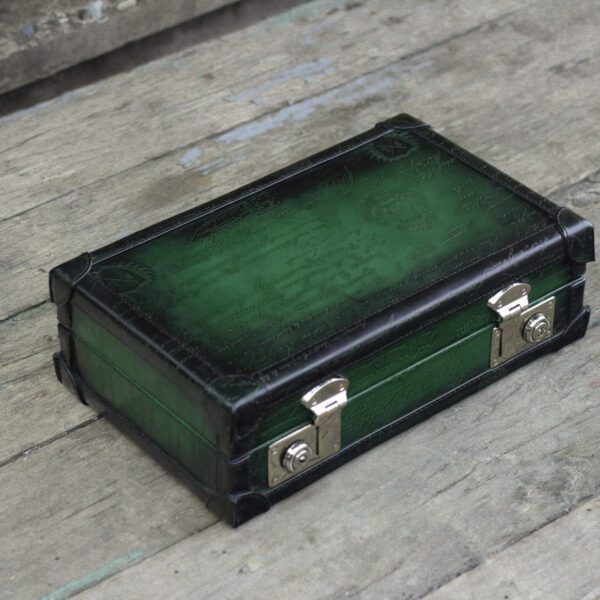 Petra Scripto Patina Green Watch Case for 8 Watches