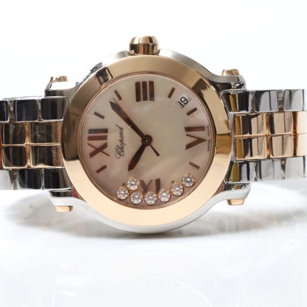 Chopard Happy Sport Diamonds Rose Gold Mother of Pearl Dial 36mm