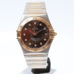 Omega Constellation 95 Chronometer Steel & Gold Automatic 35mm Chocolate Dial