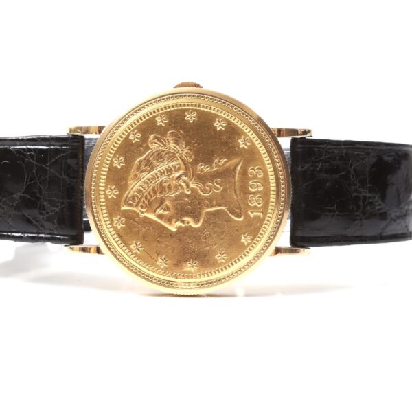 Piaget Coin Ten Dollars 1893 18k Yellow Gold 35mm Manual Wind