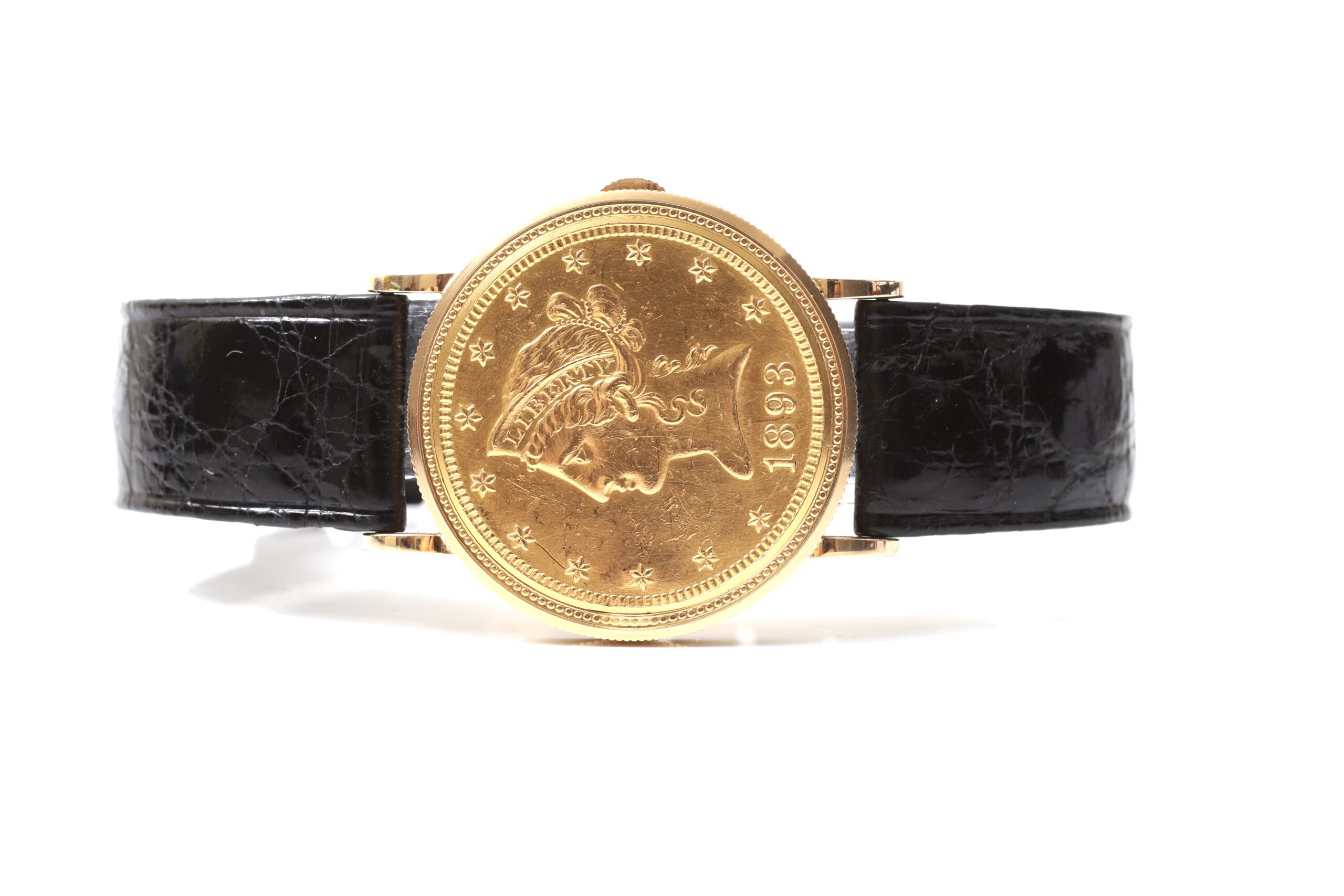 Piaget Coin Ten Dollars 1893 18k Yellow Gold 35mm Manual Wind