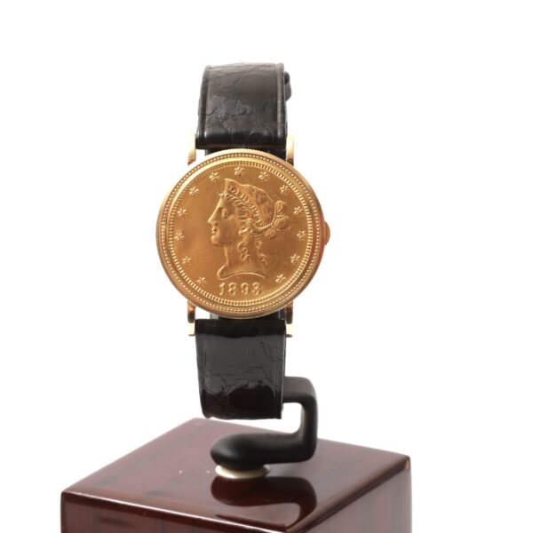 Piaget Coin Ten Dollars 1893 18k Yellow Gold 35mm Manual Wind