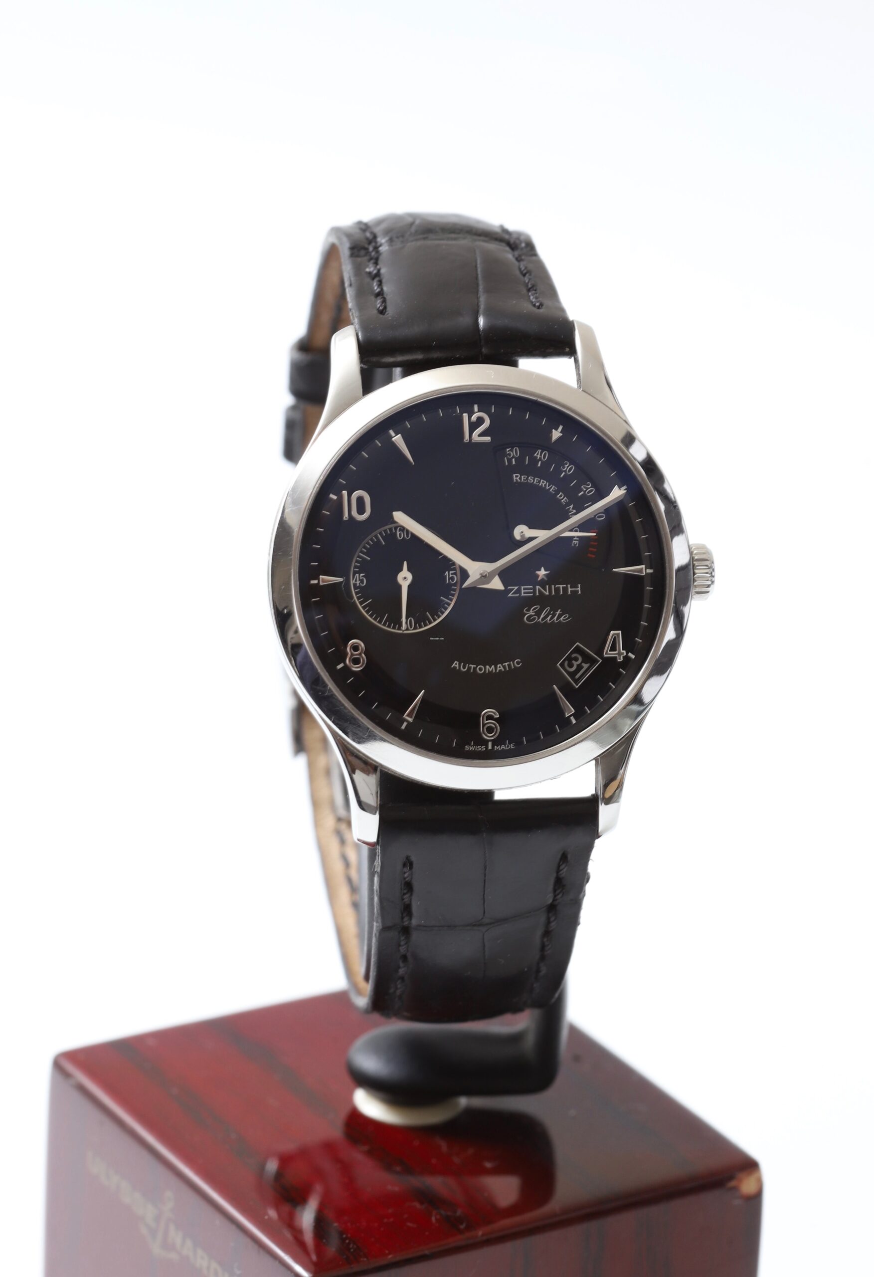 Zenith Elite Power Reserve 55 Hours Automatic Black