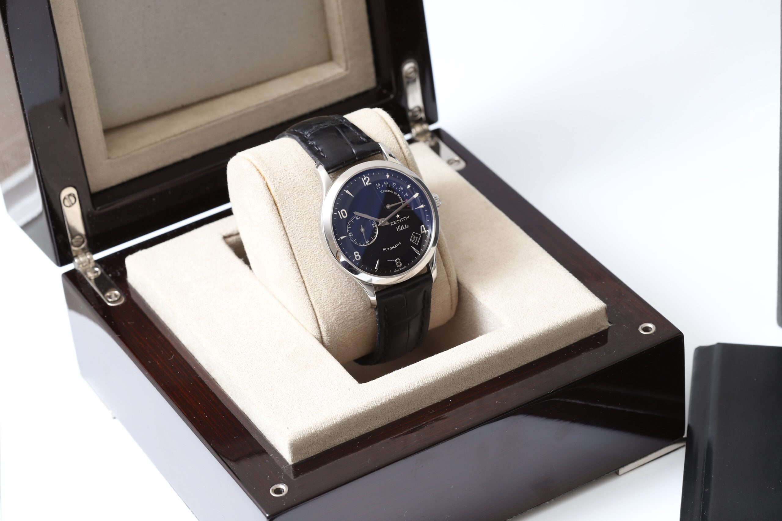 Zenith Elite Power Reserve 55 Hours Automatic Black