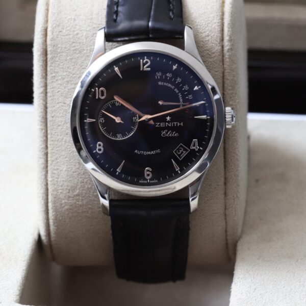 Zenith Elite Power Reserve 55 Hours Automatic Black