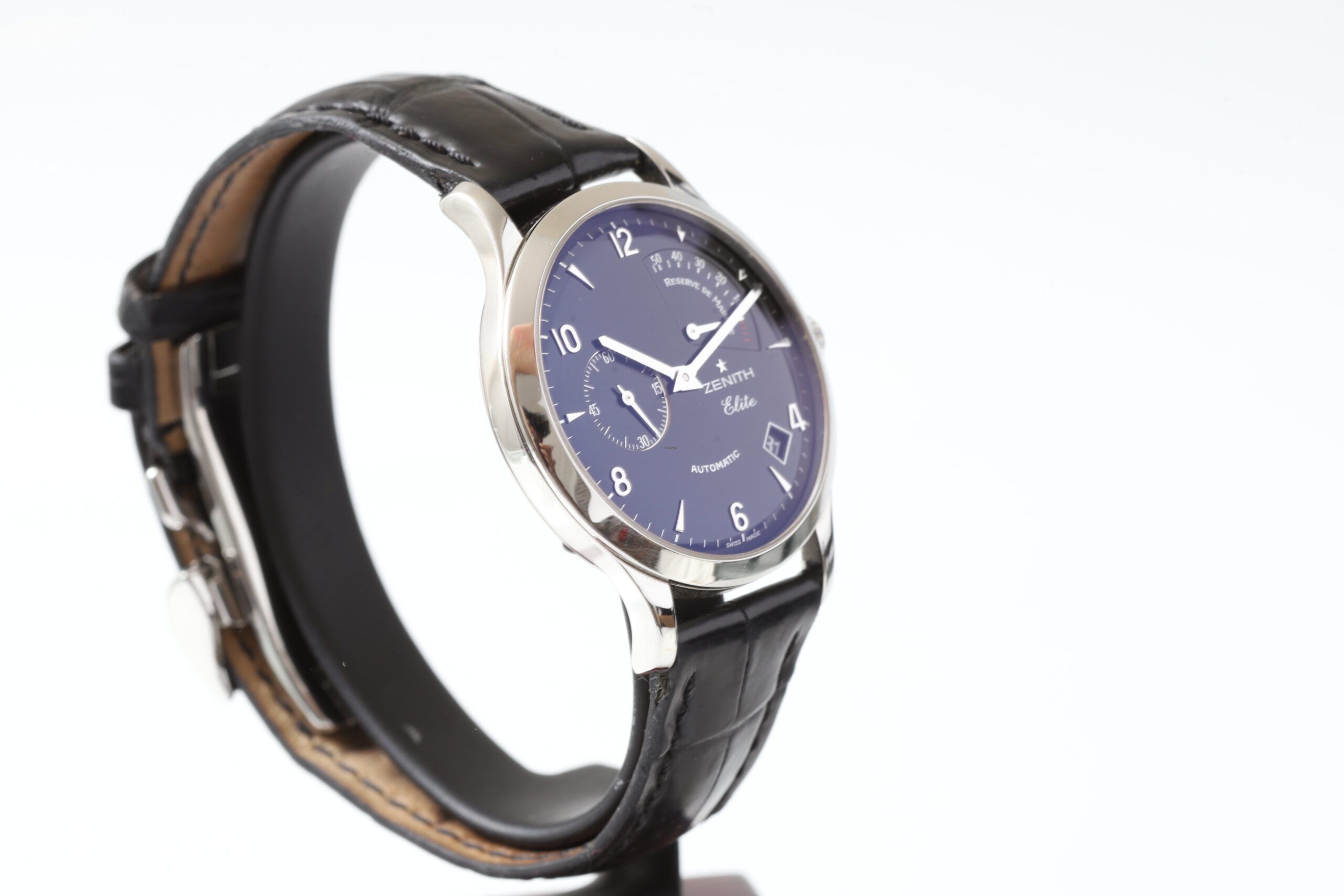 Zenith Elite Power Reserve 55 Hours Automatic Black