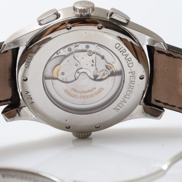 Girard Perregaux Ww.tc 43mm Wold Time Panda Dial Automatic Chronograph