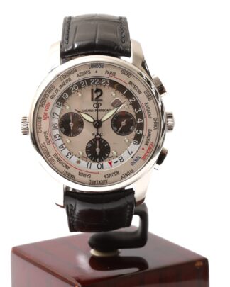 Girard Perregaux Ww.tc 43mm Wold Time Panda Dial Automatic Chronograph