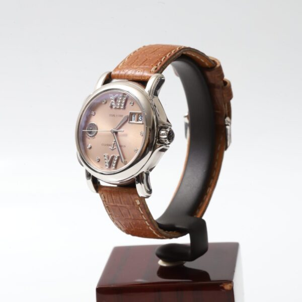 Ulysse Nardin Dual Time Pink Dial Diamonds San Marco Automatic