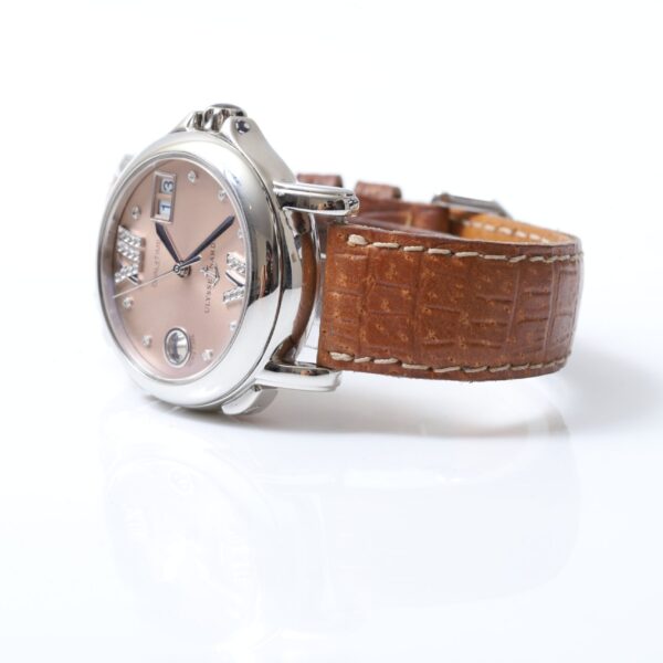 Ulysse Nardin Dual Time Pink Dial Diamonds San Marco Automatic
