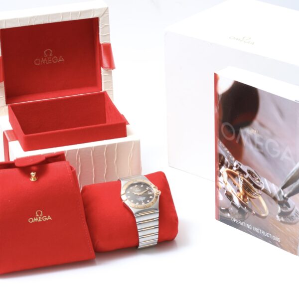Omega Constellation 95 Chronometer Steel & Gold Automatic 35mm Chocolate Dial