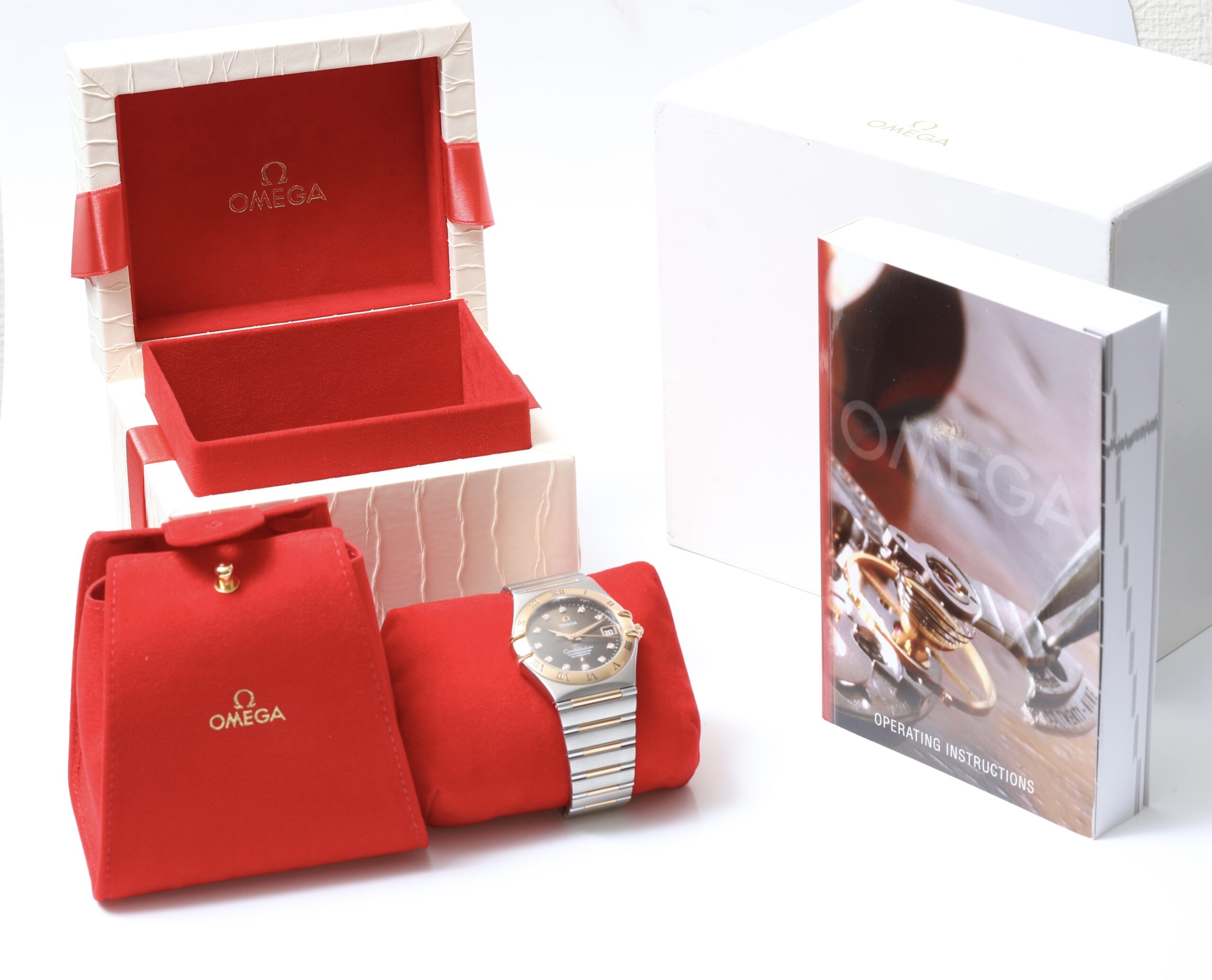 Omega Constellation 95 Chronometer Steel & Gold Automatic 35mm Chocolate Dial