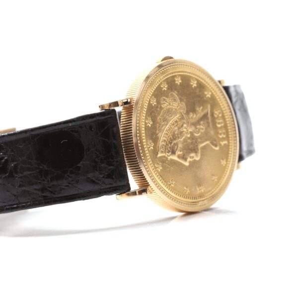 Piaget Coin Ten Dollars 1893 18k Yellow Gold 35mm Manual Wind