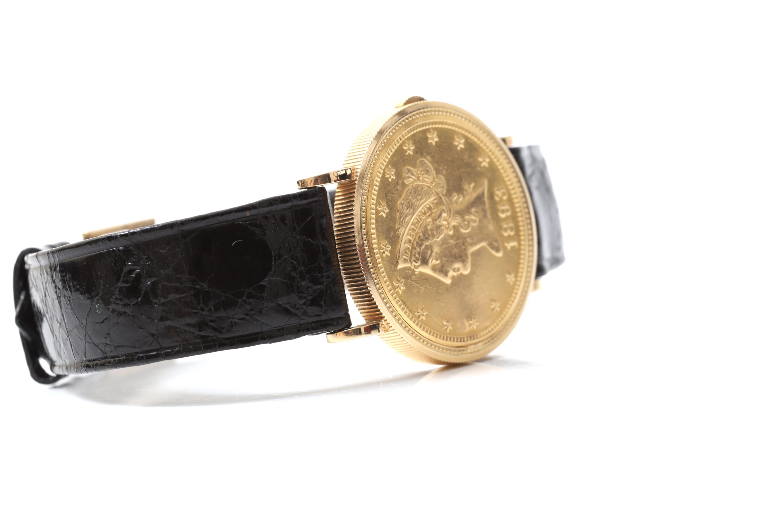 Piaget Coin Ten Dollars 1893 18k Yellow Gold 35mm Manual Wind
