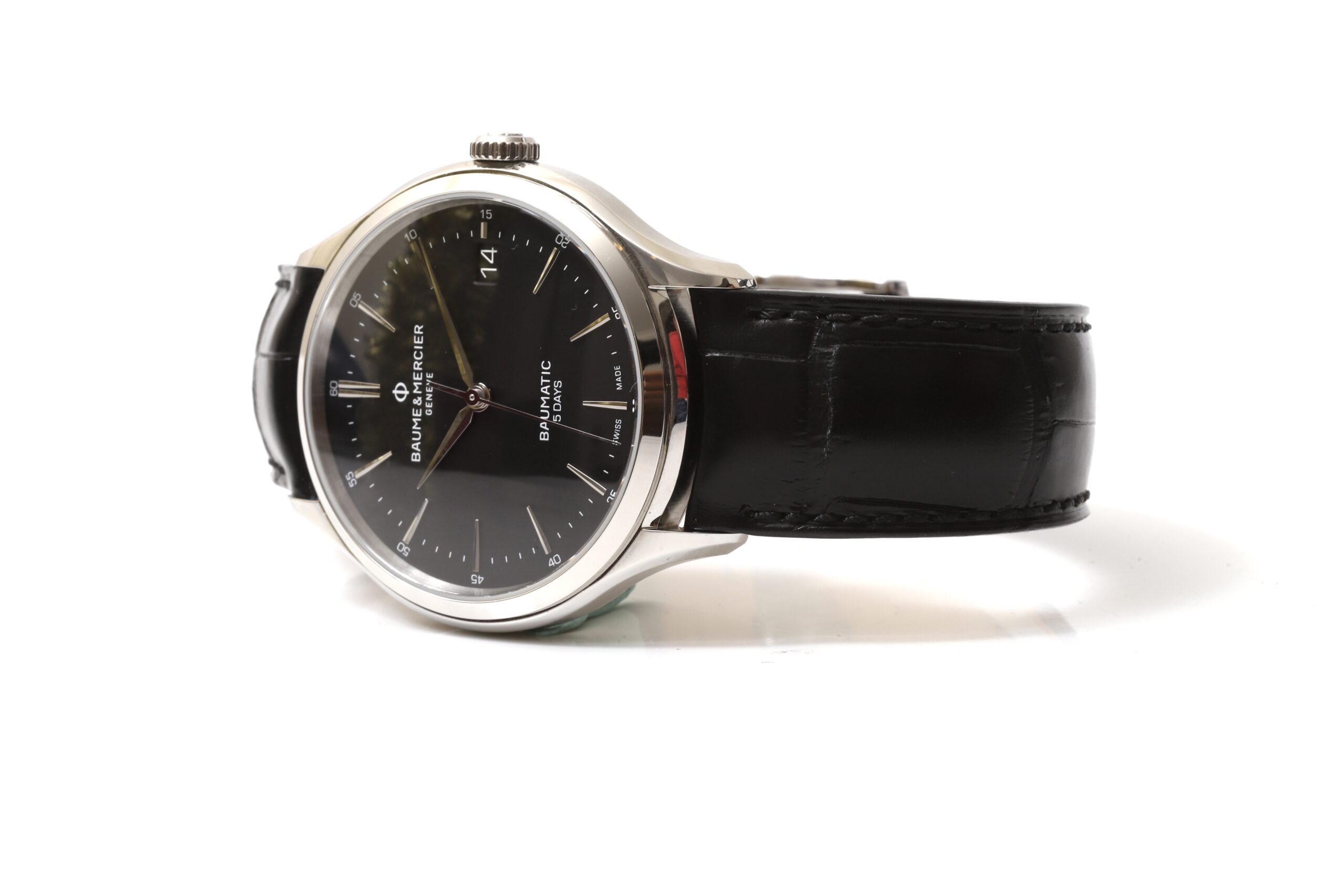 Baume & Mercier Clifton Baumatic 40mm Automatic Watch – UNWORN Baume & Mercier Clifton Baumatic 40mm Automatic Watch – UNWORN