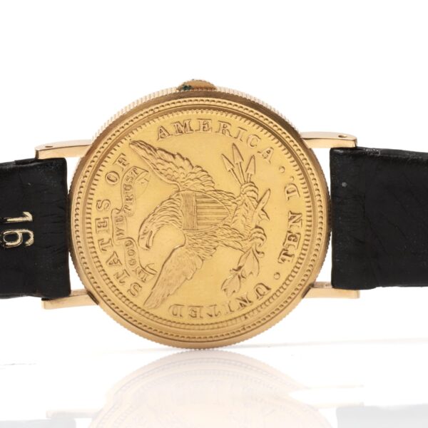 Piaget Coin Ten Dollars 1893 18k Yellow Gold 35mm Manual Wind