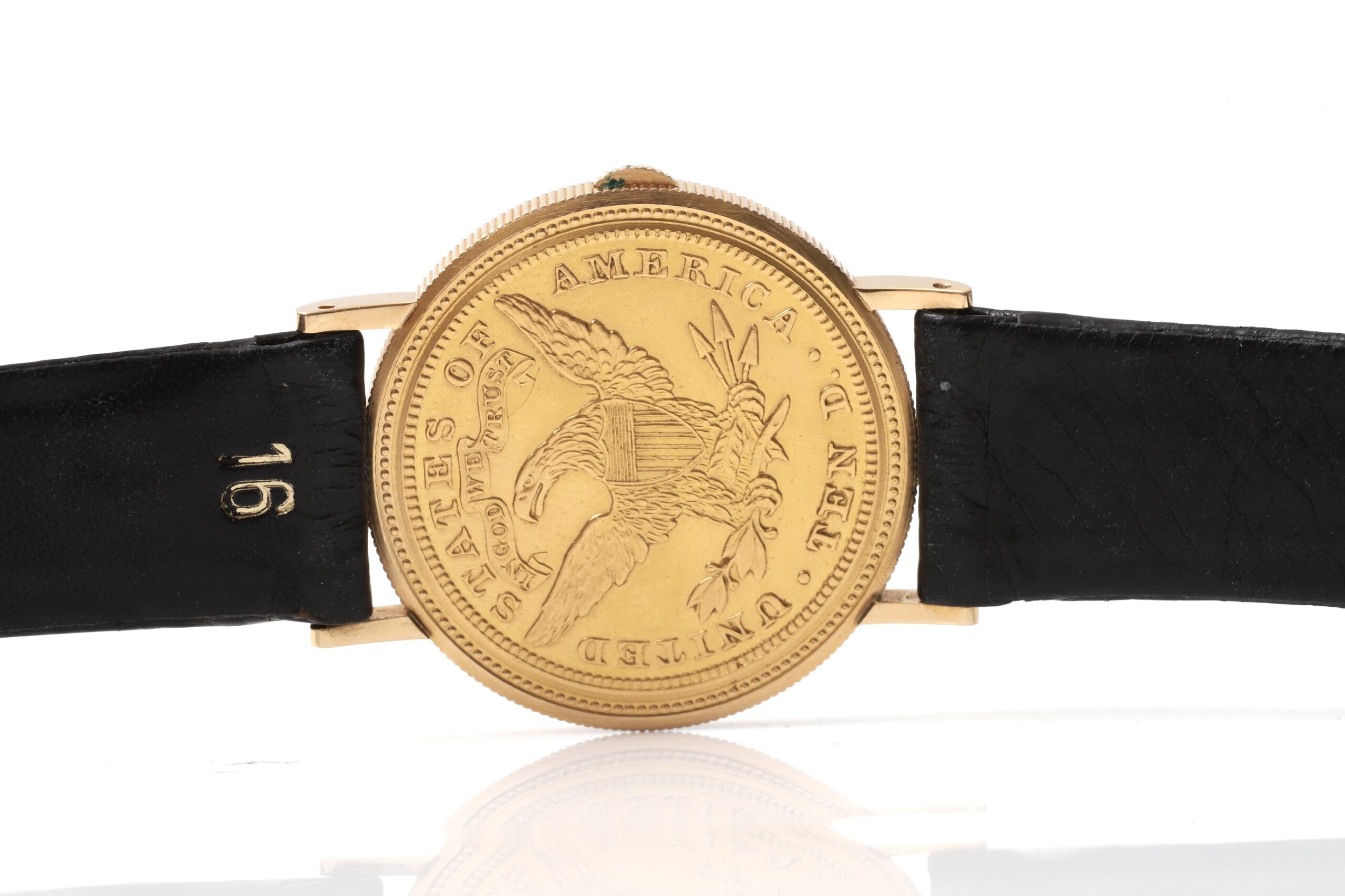 Piaget Coin Ten Dollars 1893 18k Yellow Gold 35mm Manual Wind