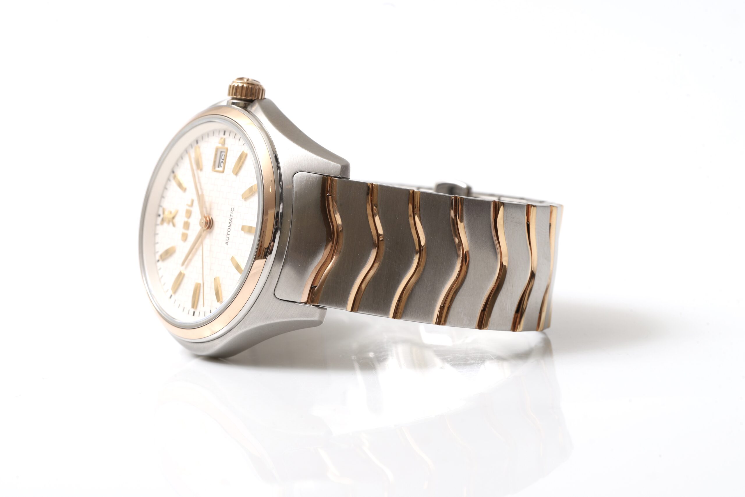 Ebel Wave Steel & Rose Gold Automatic 40mm Men’s Watch