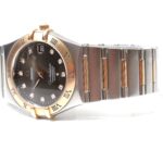 Omega Constellation 95 Chronometer Steel & Gold Automatic 35mm Chocolate Dial