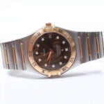 Omega Constellation 95 Chronometer Steel & Gold Automatic 35mm Chocolate Dial
