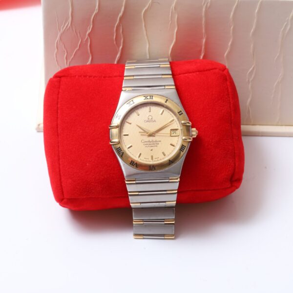 Omega Constellation Champagne Dial Steel & Gold Automatic 36mm