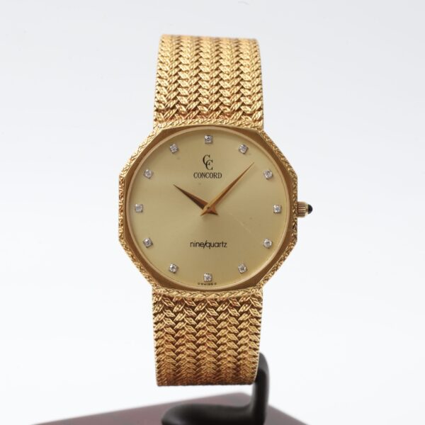 Concord Nine/Quartz Mariner S.B. Williams Edition 18k Yellow Gold Diamonds 35mm