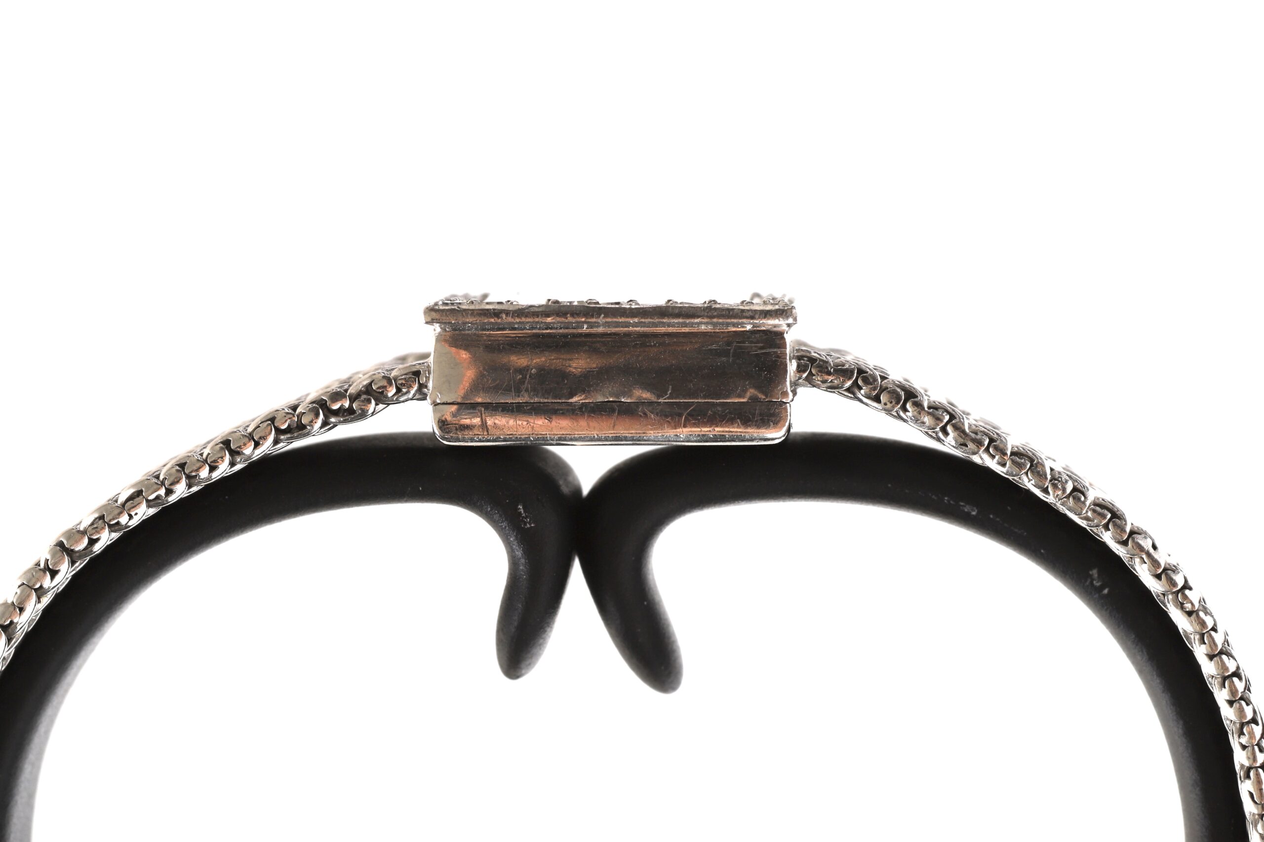 Longines Square Vintage 18k White Gold Bracelet Diamond Bezel 60s Circa Longines Square Vintage 18k White Gold Bracelet Diamond Bezel 60s Circa