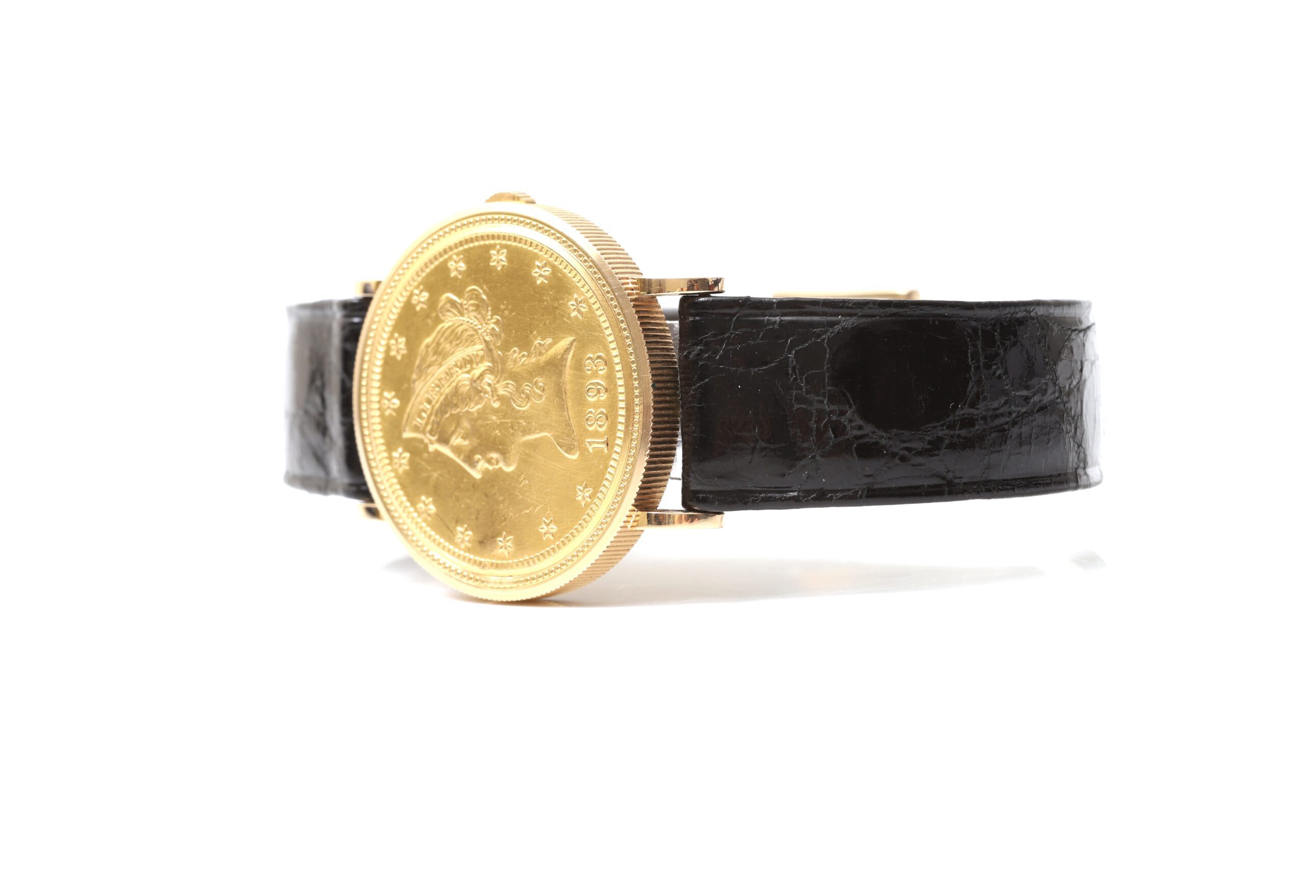 Piaget Coin Ten Dollars 1893 18k Yellow Gold 35mm Manual Wind