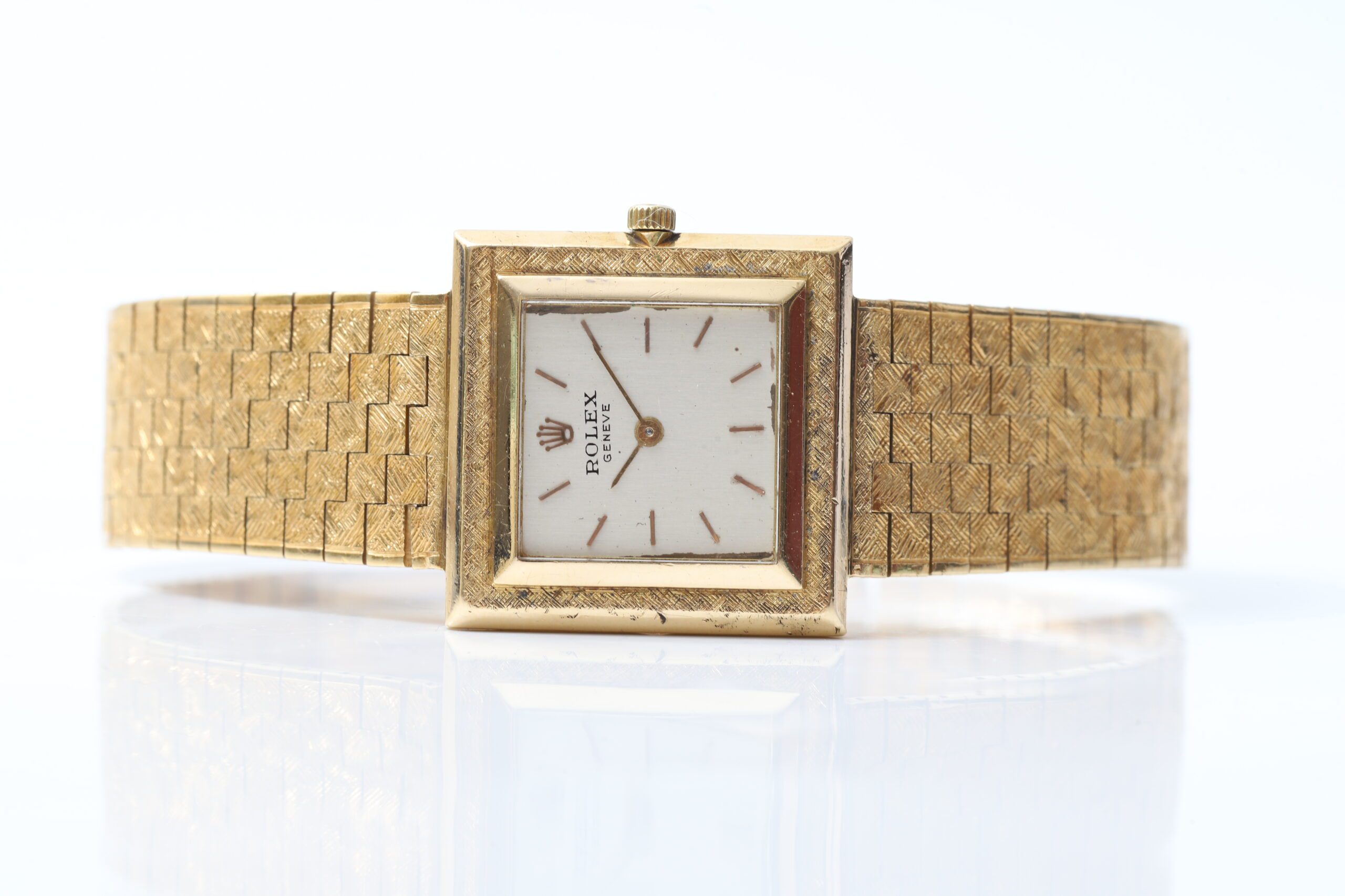Rolex Precision 18k Yellow Gold Square 26mm circa 1960 Rolex Precision 18k Yellow Gold Square 26mm circa 1960