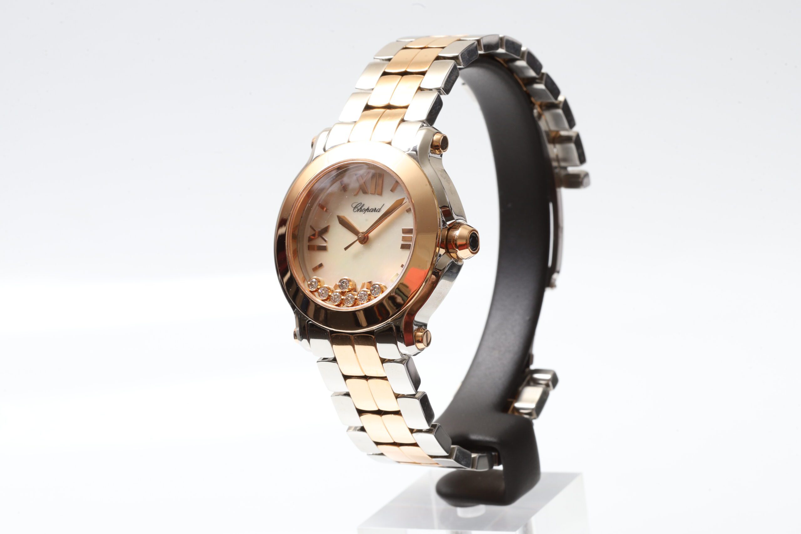 Chopard Happy Sport Diamonds Rose Gold Mother of Pearl Dial 36mm