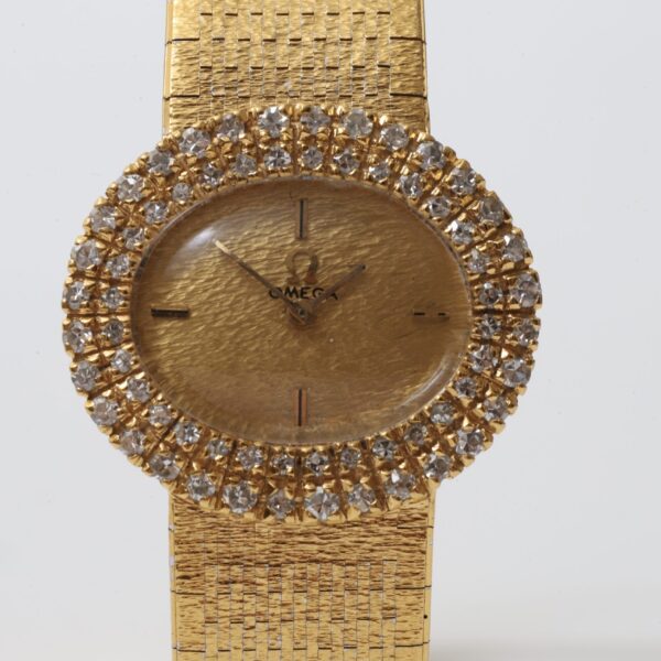 Omega De Ville 18k Yellow Gold & Diamond Mechanical