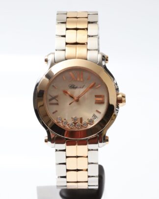 Chopard Happy Sport Diamonds Rose Gold Mother of Pearl Dial 36mm