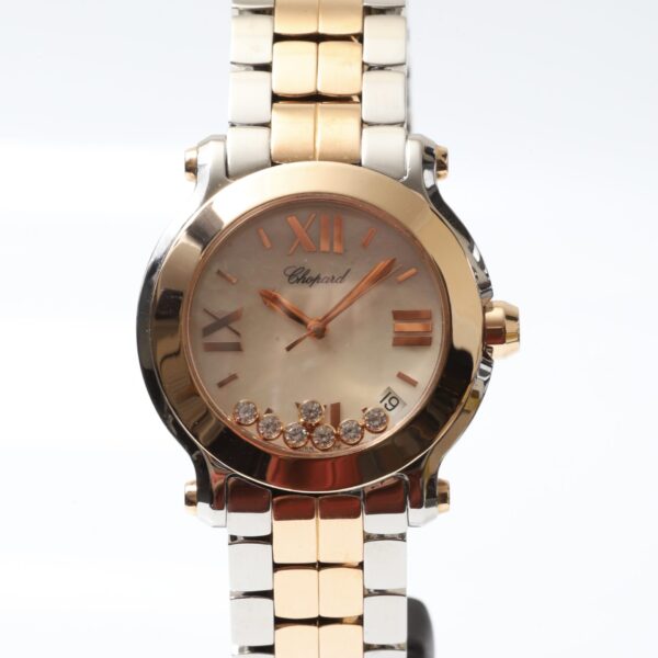 Chopard Happy Sport Diamonds Rose Gold Mother of Pearl Dial 36mm
