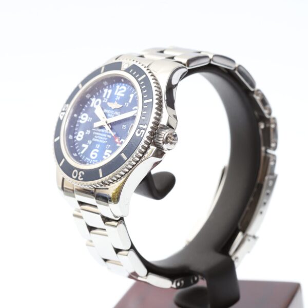Breitling Superocean II 36mm Blue Face Stainless Steel