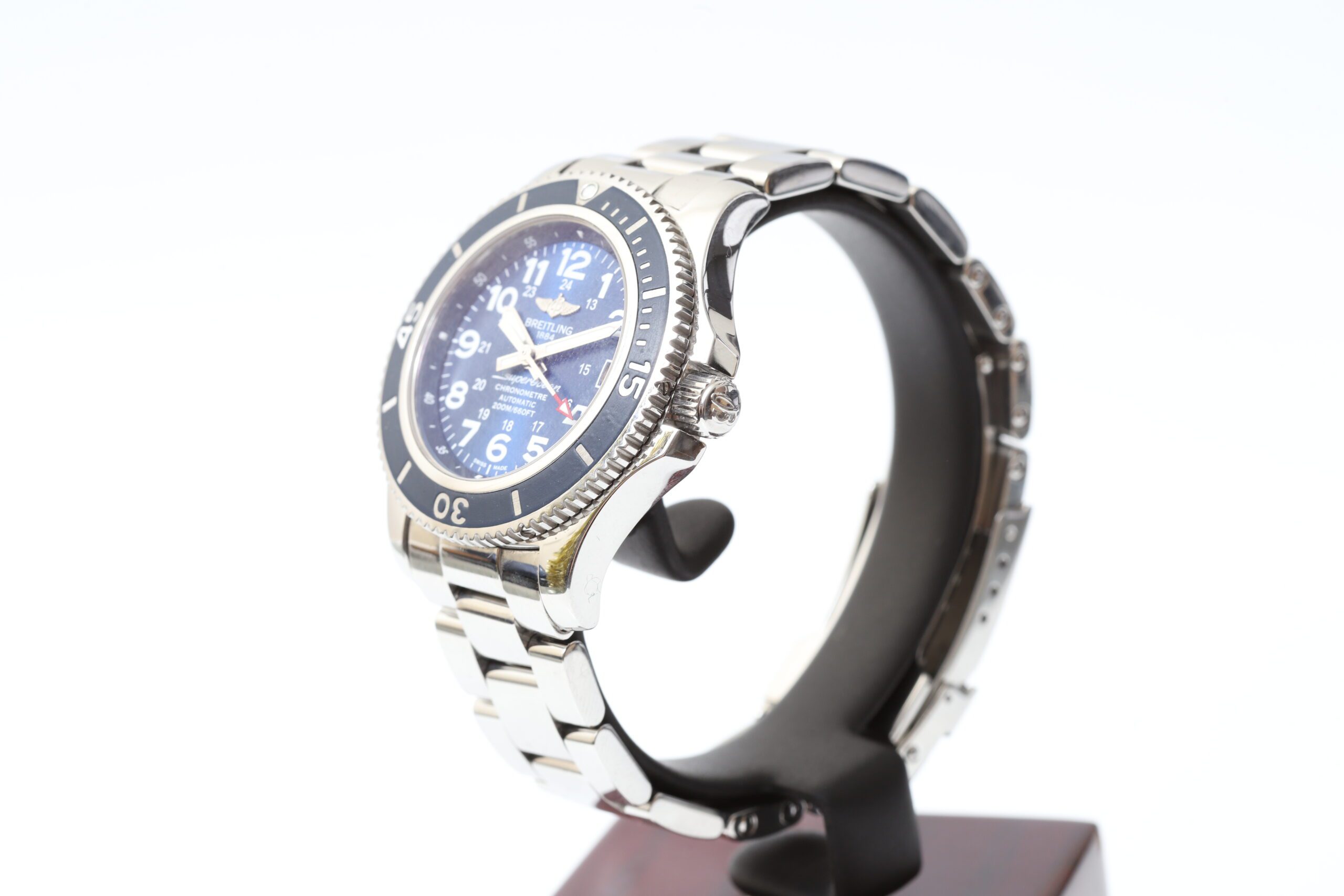 Breitling Superocean II 36mm Blue Face Stainless Steel