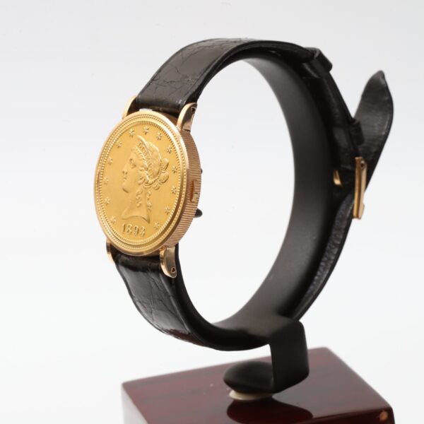 Piaget Coin Ten Dollars 1893 18k Yellow Gold 35mm Manual Wind