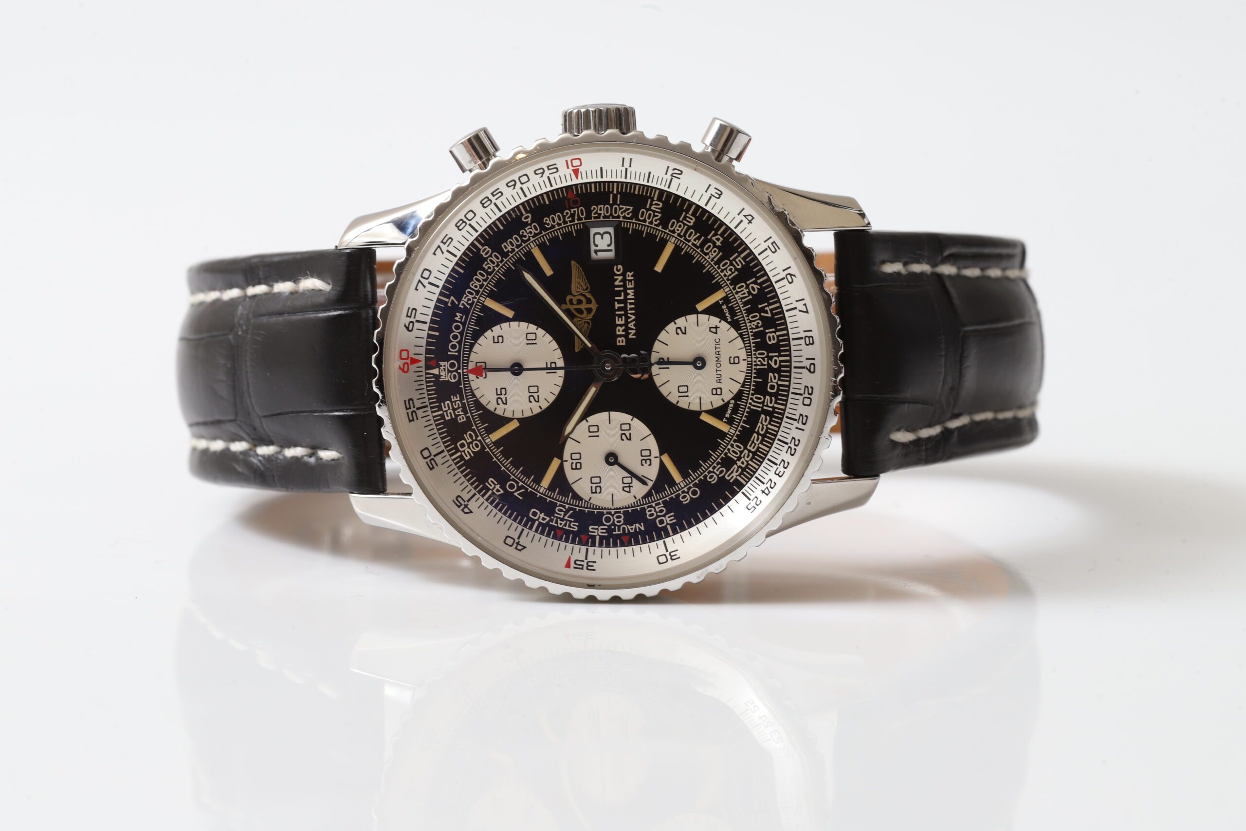 Breitling Old Navitimer 41.5mm Automatic Black Face