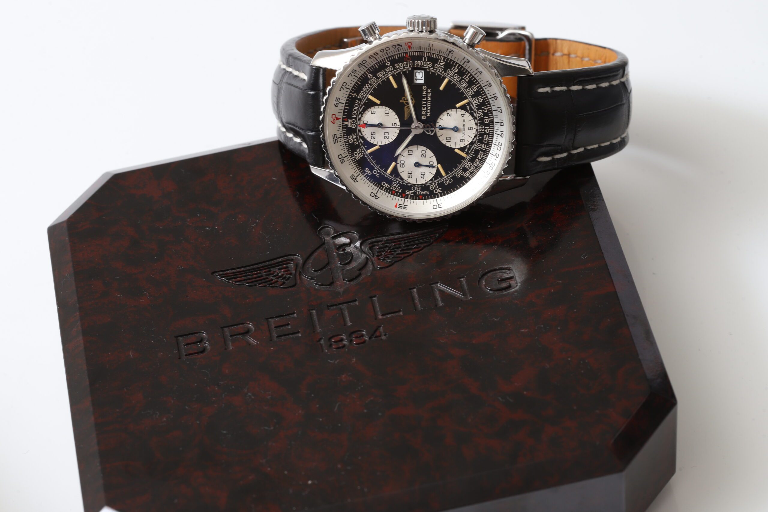 Breitling Old Navitimer 41.5mm Automatic Black Face