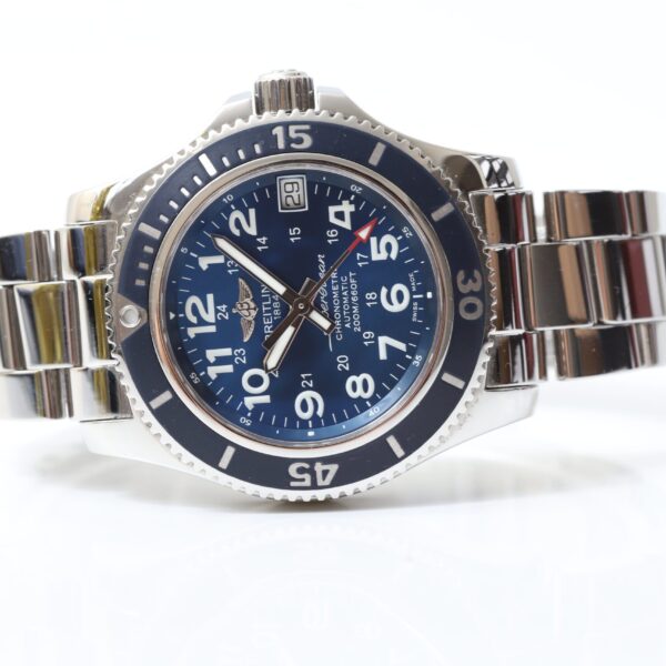 Breitling Superocean II 36mm Blue Face Stainless Steel